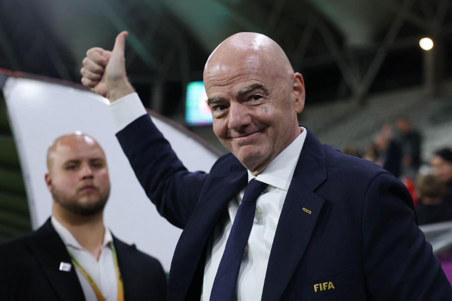 FIFAのジャンニ・インファンティーノ会長【写真:ロイター】