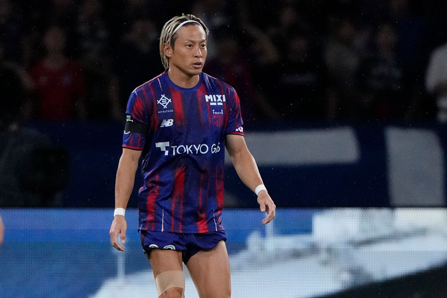 湘南戦で4点目を決めた仲川輝人【写真:増田美咲】