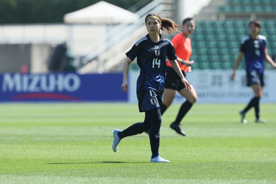 なでしこジャパンの長谷川唯【写真：柳瀬心祐】