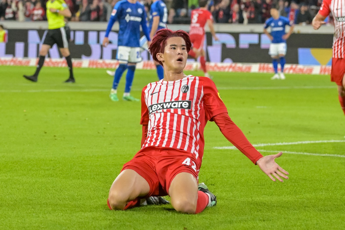 フライブルクの後藤啓介が劇的決勝弾【写真:picture alliance/アフロ】