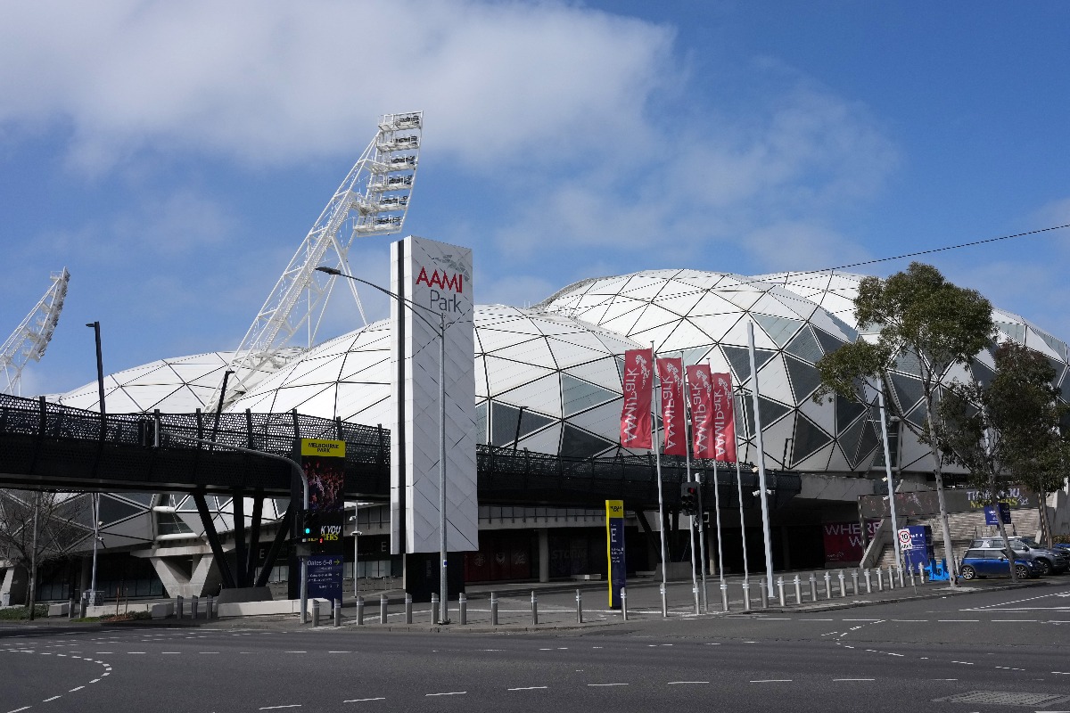 サウス・メルボルンがオーストラリア国内カップを制覇(写真は決勝が行われたAAMI Park)【写真:Imagn/ロイター/アフロ】