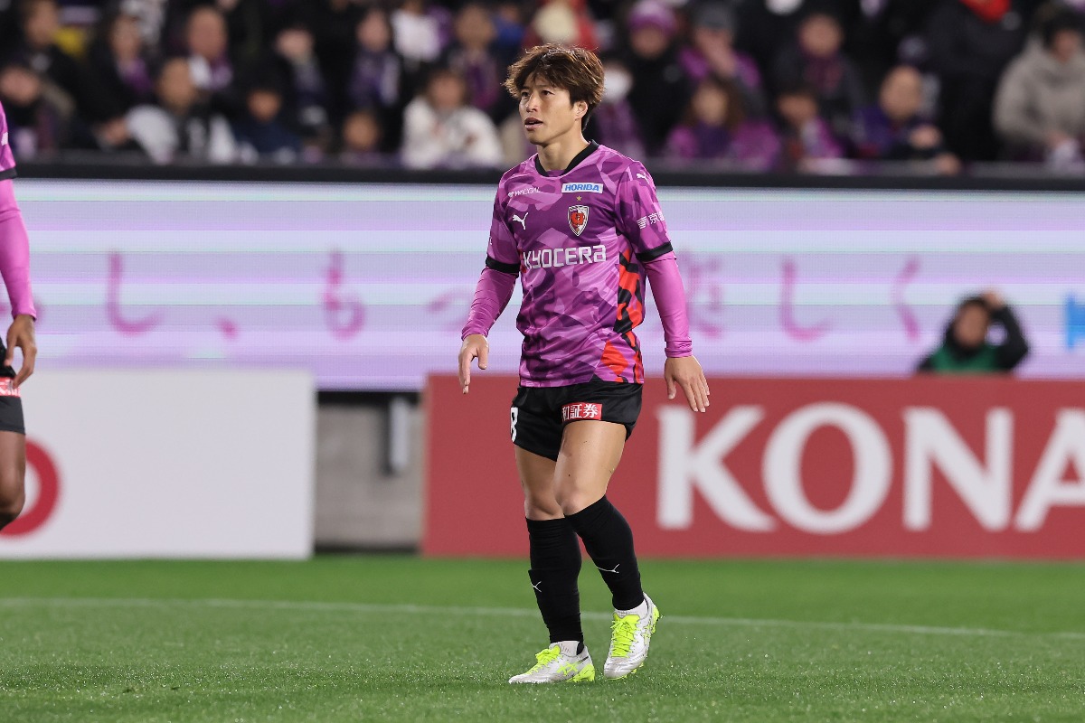京都の松田天馬がクラブのACLE初ゴール【写真：柳瀬心祐】