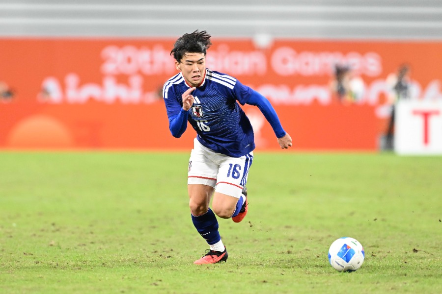U-21日本代表の福永裕也【写真:徳原隆元】