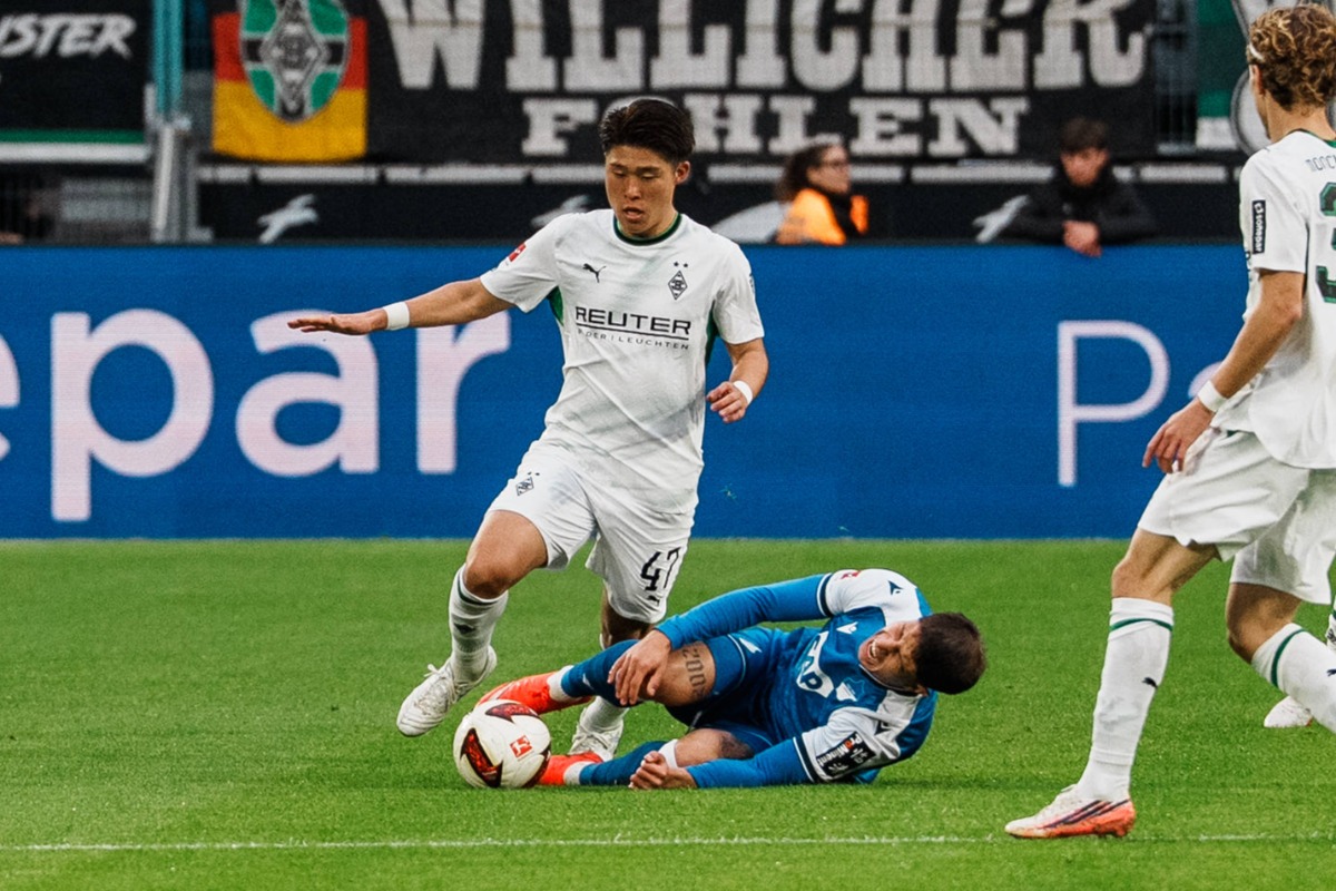 ボルシアMGの宇野禅斗【写真：アフロ】