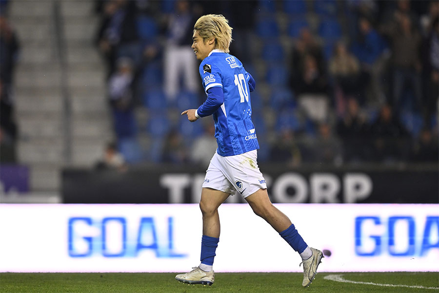 伊東純也のゴールに注目【写真:Belga Image/アフロ】
