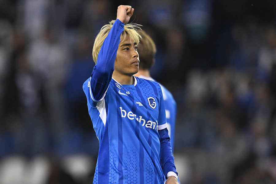 伊東純也が2ゴールに絡む活躍【写真:Belga Image/アフロ】