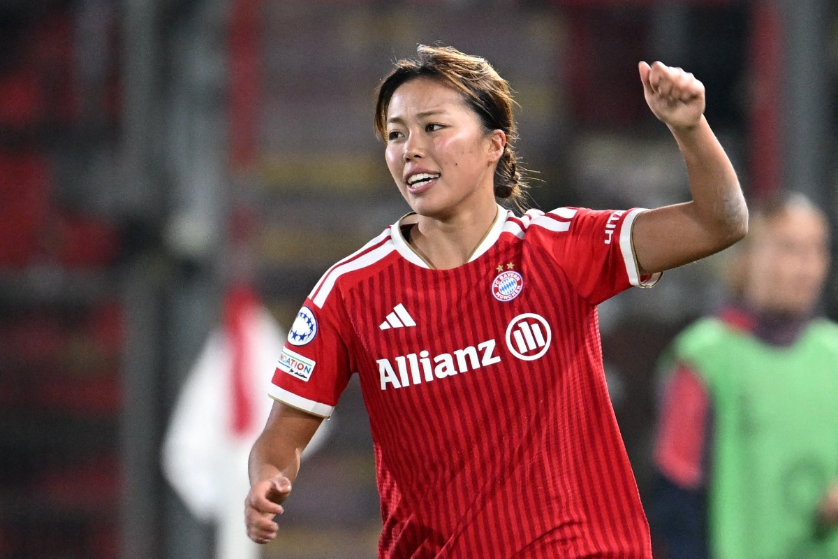 バイエルンの谷川萌々子がレアル戦で同点ゴール【写真:ロイター】