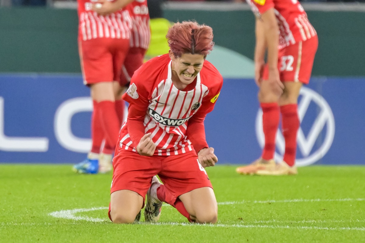 フライブルクの後藤啓介が劇的2ゴール【写真:picture alliance/アフロ】