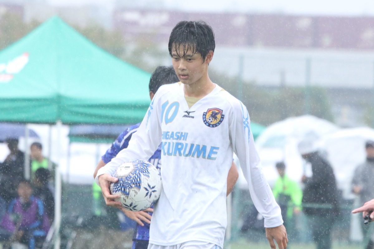 東久留米総合高の小川颯太【写真：安藤隆人】