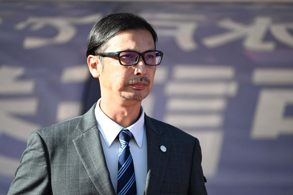 水戸の森直樹監督【写真:徳原隆元】
