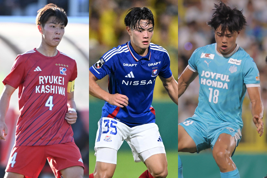 （左から）島谷義進、関富貫太、池谷銀姿郎【写真：徳原隆元 & 産経新聞社】