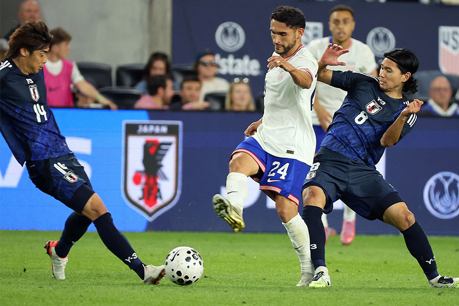 森保ジャパンはアメリカに完敗【写真：Imagn/ロイター/アフロ】