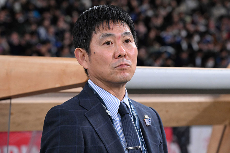 日本代表を率いる森保一監督【写真：徳原隆元】
