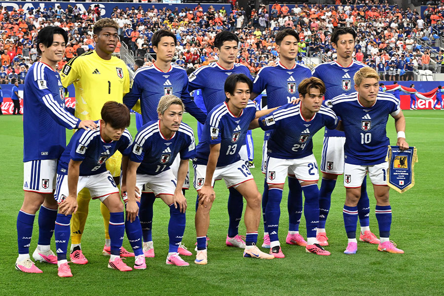 日本代表のロッカールームが注目を集める【写真:徳原隆元】